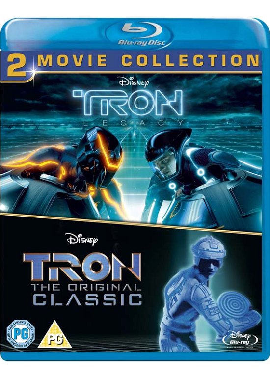 Cover for (UK-Version evtl. keine dt. Sprache) · Tron (1982) / Tron Legacy (Blu-ray) (2014)