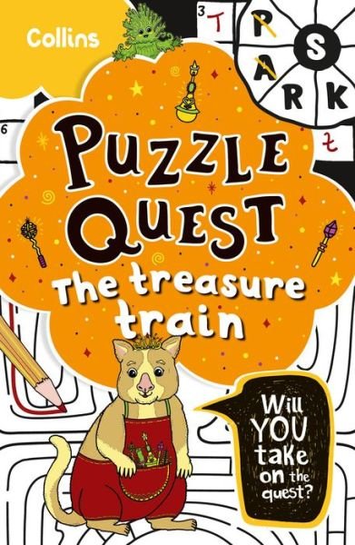 Cover for Kia Marie Hunt · The Treasure Train: Mystery Puzzles for Kids - Puzzle Quest (Paperback Book) (2023)