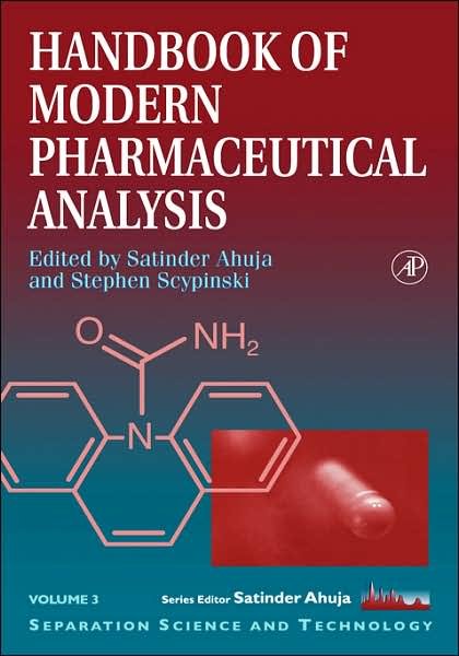 Cover for Satinder Ahuja · Handbook of Modern Pharmaceutical Analysis (Hardcover Book) (2001)