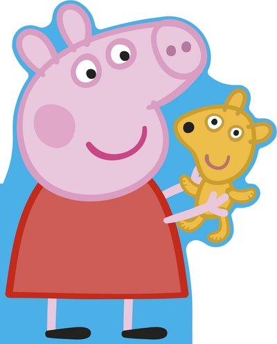 Peppa Pig: All About Peppa: A Peppa-shaped board book - Peppa Pig - Peppa Pig - Bøker - Penguin Random House Children's UK - 9780241321553 - 28. desember 2017