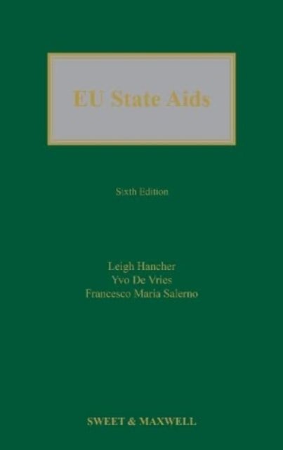 Cover for Leigh Hancher · EU State Aids (Hardcover bog) (2021)