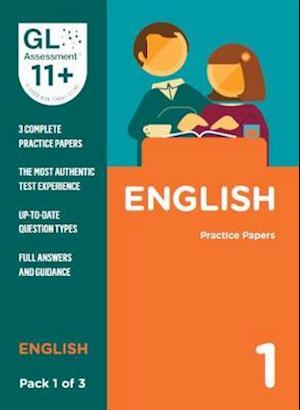 Cover for 11+ Practice Papers English Pack 1 (Multiple Choice) (Paperback Book) (2019)