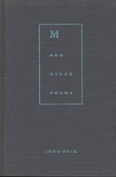 Cover for John Peck · M and Other Poems (Hardcover Book) (1996)