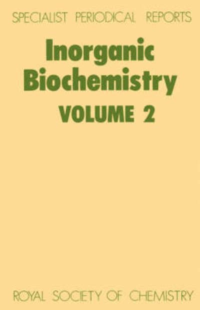 Cover for Royal Society of Chemistry · Inorganic Biochemistry: Volume 2 - Specialist Periodical Reports (Inbunden Bok) (1981)