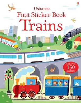 Cover for Sam Taplin · First Sticker Book Trains - First Sticker Books (Pocketbok) (2013)