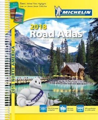 Cover for Michelin · MICHELIN TOURIST AND MOTORING: Usa canada mexico atlas 2018 (Spiral Book) (2017)