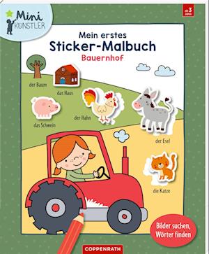 Cover for Deborah van de Leijgraaf · Mein erstes Sticker-Malbuch: Bauernhof (Book) (2024)
