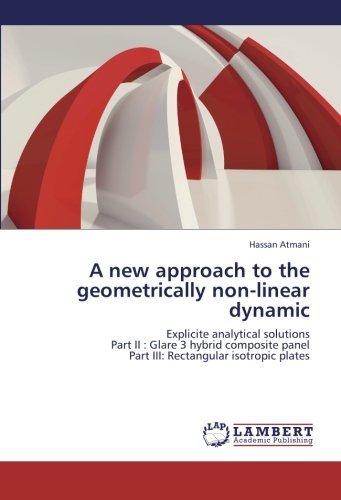 Cover for Hassan Atmani · A New Approach to the Geometrically Non-linear Dynamic: Explicite Analytical Solutions  Part II : Glare 3 Hybrid Composite Panel  Part Iii: Rectangular Isotropic Plates (Paperback Book) (2012)