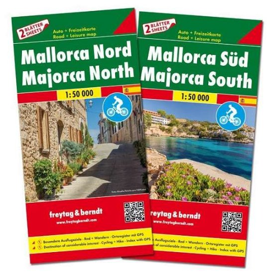 Cover for Freytag &amp; Berndt · Mallorca Road Map, 2 Sheets with Guide 1:50 000 (Kartor) (2016)