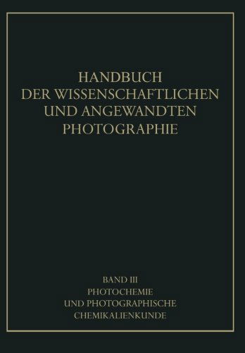 Cover for A Coehn · Photochemie Und Photographische Chemikalienkunde - Handbuch Der Physik (Paperback Book) [1926 edition] (1929)