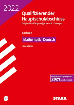 Cover for Stark Verlag GmbH · STARK Qualifizierender Hauptschulabschluss 2022 - Mathematik, Deutsch - Sachsen (Paperback Book) (2021)