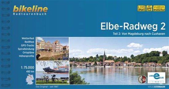 Cover for Esterbauer · Bikeline: Elbe-Radweg 2: Von Magdeburg nach Cuxhaven (Spiral Book) (2021)