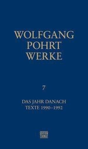 Werke.7 - Pohrt - Bøker -  - 9783893202553 - 