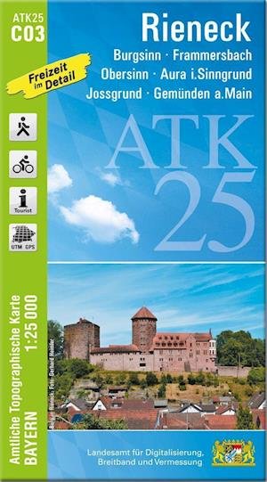 Cover for LDBV Bayern · Rieck 1 : 25 000 (Landkart) (2021)