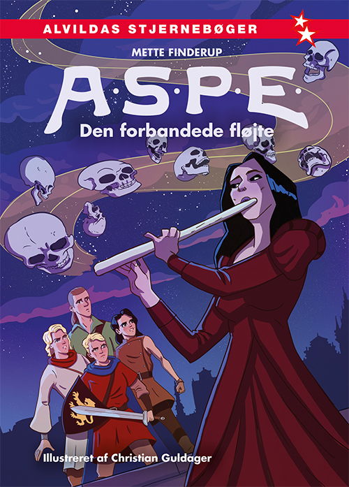 Cover for Mette Finderup · A.S.P.E.: A.S.P.E.: Den forbandede fløjte (Bound Book) [1st edition] (2024)