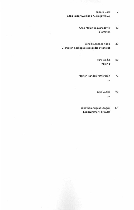 Cover for Isidora Cale m.fl. · Forfatterskolens Afgangsantologi: Forfatterskolens Afgangsantologi 2018 (Sewn Spine Book) [1st edition] (2018)