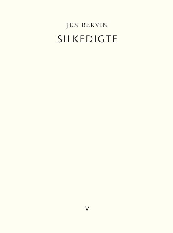 Cover for Jen Bervin · Bestiarium: Silkedigte (Sewn Spine Book) [1.º edición] (2020)