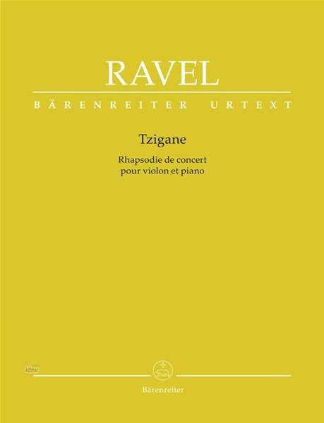 Cover for Ravel · Tzigane,Vl+Orch.KA.BA8849-90 (Book)