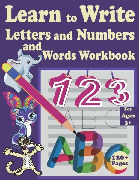 Cover for Belkacem Benkacimi · Learn to Write Letters and Numbers and words Workbook (Paperback Bog) (2021)