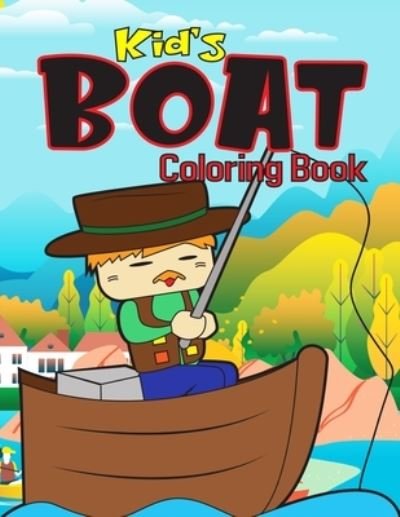 Modern Wave Press · Kids Boat Coloring Book (Paperback Bog) (2021)