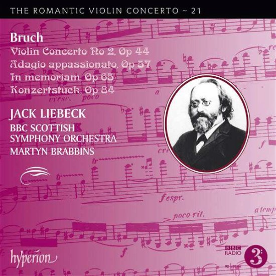 Cover for Jack Liebeck · Romantic Violin Concerto Vol. 21 (CD) (2017)