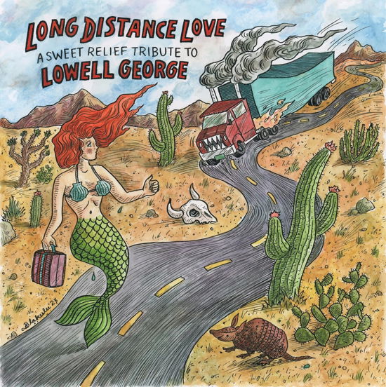 Cover for Long Distance Love - A Sweet Relief (CD) (2024)