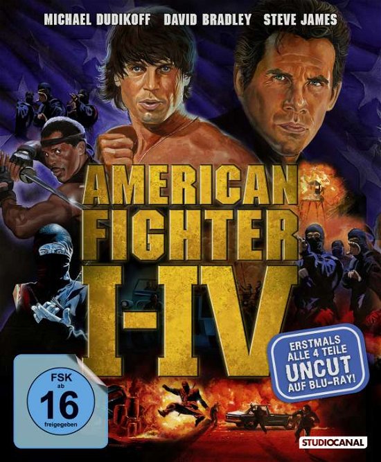 American Fighter 1-4 (4 Blu-rays) - Movie - Elokuva - STUDIO CANAL - 4006680082554 - torstai 17. marraskuuta 2016