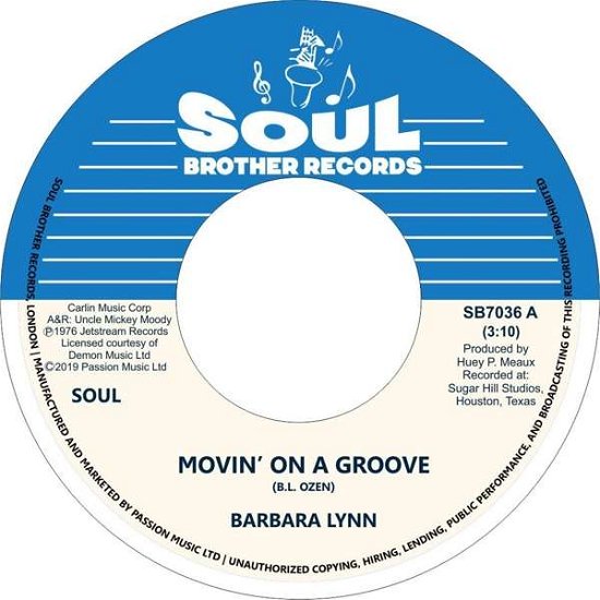 Barbara Lynn-Movin On A Groove - Barbara Lynn-Movin On A Groove - Musik - SOUL BROTHER - 5013993992554 - 29. marts 2019