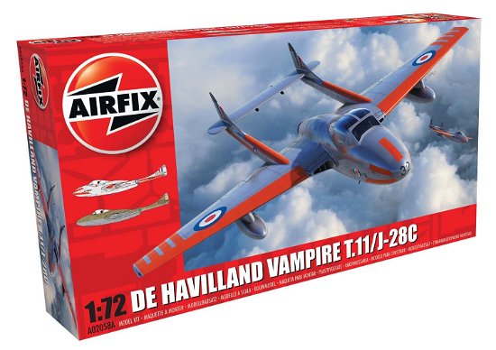 Cover for Airfix · Dehavilland Vampire T.11 / J-28c (Legetøj)