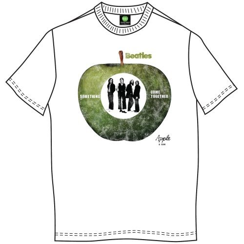 Cover for The Beatles · The Beatles Unisex T-Shirt: Something / Come Together (T-shirt) [size L] [White - Unisex edition]