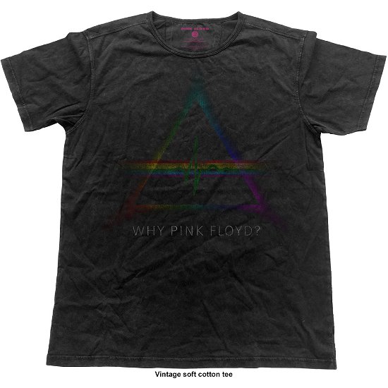 Pink Floyd Unisex Vintage T-Shirt: Why - Pink Floyd - Produtos - Perryscope - 5055979992554 - 
