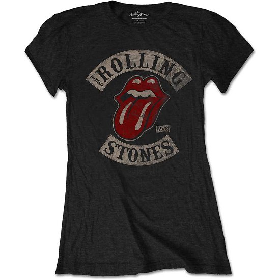 The Rolling Stones Ladies T-Shirt: Tour 1978 - The Rolling Stones - Fanituote -  - 5056170635554 - 