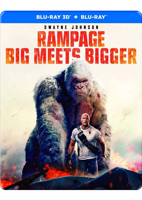 Cover for Dwayne Johnson · Rampage (3D Blu-ray) [3D edition] [Steelbook] (2018)