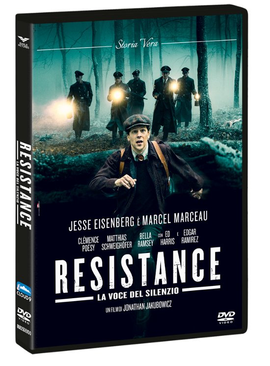 Cover for Jesse Eisenberg,ed Harris,clemence Poesy · Resistance - La Voce Del Silenzio (DVD) (2020)
