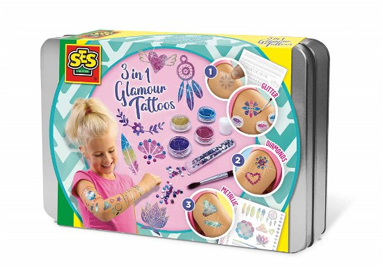 Glamour tattoo's 3-in-1 SES (14155) - Glamour tattoo's 3 - Merchandise - SES - 8710341141554 - 