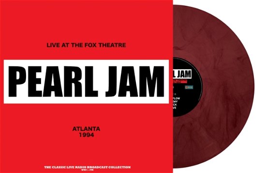 Cover for Pearl Jam · Live At The Fox Theatre In Atlanta 1994 (Marble Vinyl) (LP) (2022)