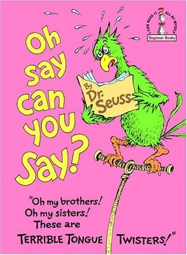 Cover for Dr Seuss · Oh Say Can You Say (Buch) [First edition] (1979)