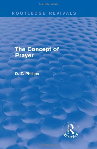 Cover for D. Z. Phillips · The Concept of Prayer (Routledge Revivals) - Routledge Revivals (Hardcover Book) (2013)