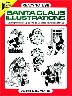 Cover for Ted Menten · Ready-to-Use Santa Claus Illustrations - Dover Clip Art Ready-to-Use (Paperback Book) (2003)