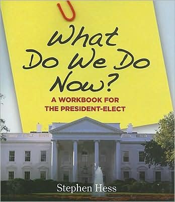 Cover for Stephen Hess · What Do We Do Now?: A Workbook for the President-Elect (Paperback Bog) (2008)