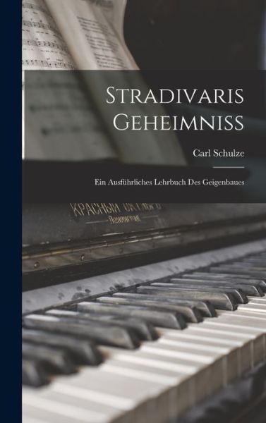 Cover for Carl Schulze · Stradivaris Geheimniss (Book) (2022)