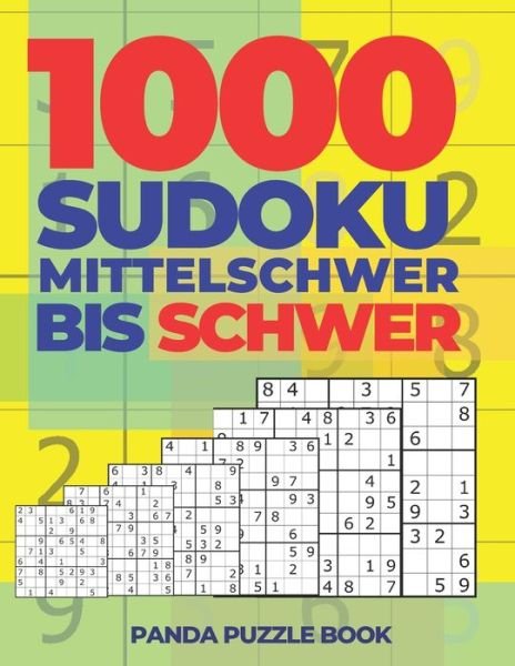 Cover for Panda Puzzle Book · 1000 Sudoku Mittelschwer Bis Schwer (Bog) (2019)