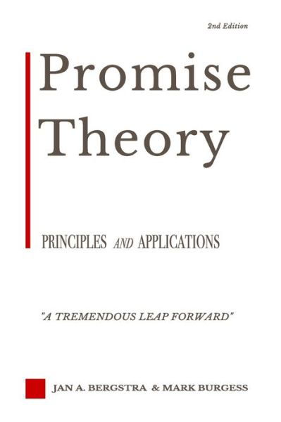 Cover for Jan A Bergstra · Promise Theory (Pocketbok) (2014)