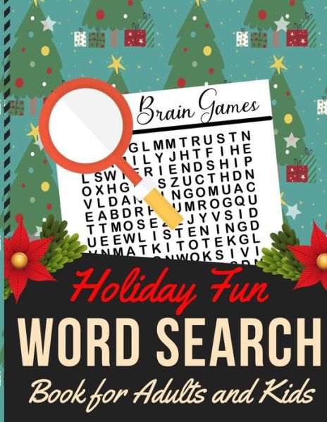 Cover for Dipas Press · Holiday Fun Word Search Book for Adults and Kids (Pocketbok) (2019)