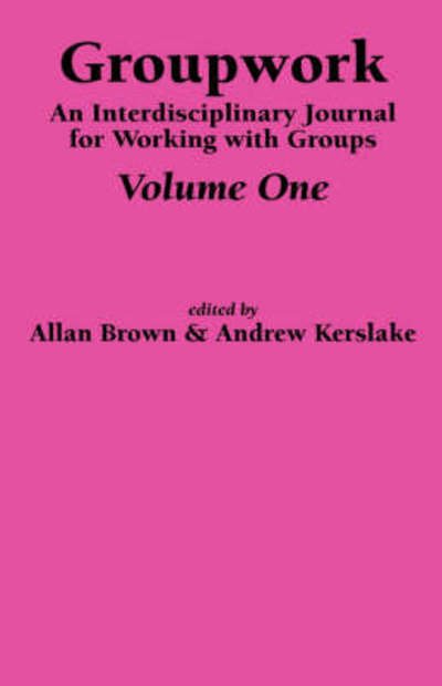 Cover for A Brown · Groupwork Volume One (Hardcover Book) (2006)