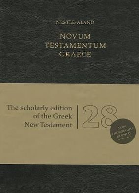 Cover for German Bible Society · Novum Testamentum Graece-fl (Revised) (Leather Book) [Black Imitation] (2012)