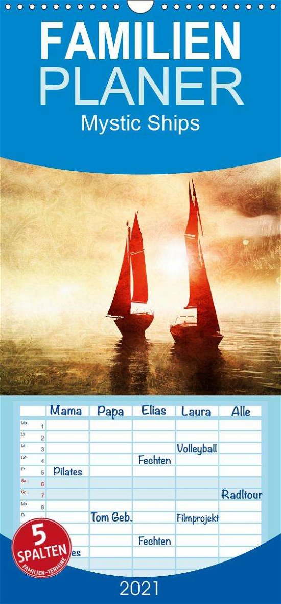 Cover for Heuer · Mystic Ships - Familienplaner hoc (Buch)
