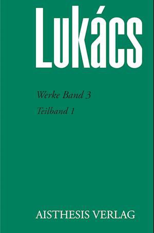 Cover for Lukács · Werke Band 3 (Buch)