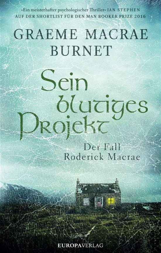 Cover for Graeme Macrae Burnet · Sein Blutiges Projekt (Book)