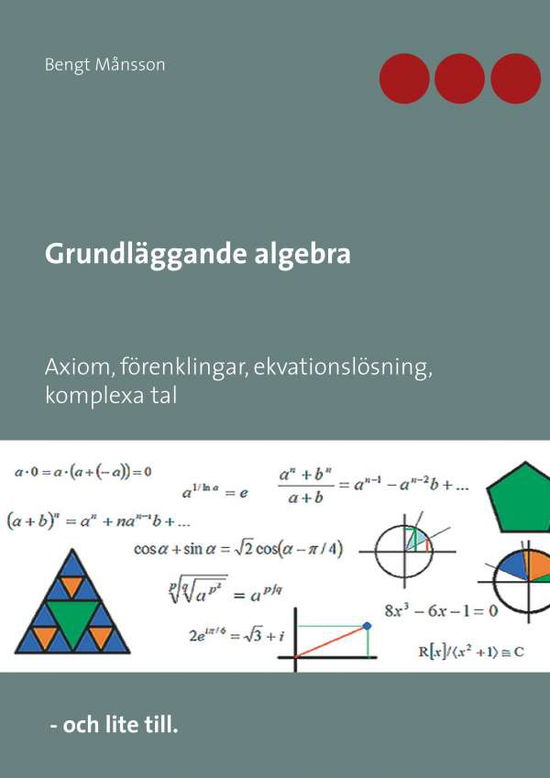 Cover for Bengt Månsson · Grundläggande algebra : Axiom, förenklingar, ekvationslösning, komplexa tal (Hardcover Book) (2018)